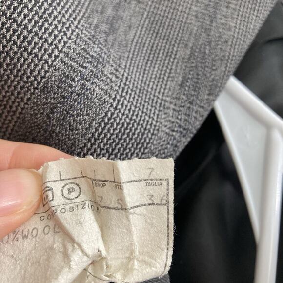 Vintage Bill Robinson‎ Men’s Gray Wool Plaid Blazer Size 36 Old Money - Picture 7 of 13